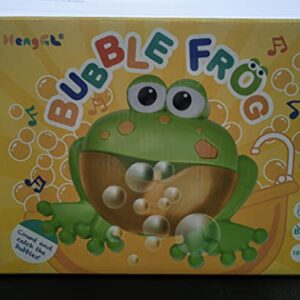 Baby Bath Bubble Toys Set,Tub Big Frog Automatic Bubble Maker Blower Toys with 12 Music Baby Fun Shower Toys, for Boys, Girls