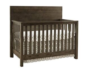 westwood design dovetail 4 in 1 convertible crib graphite brown