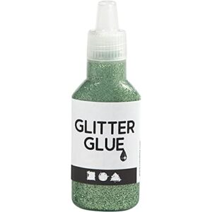 creativ glitter glue, green, one size