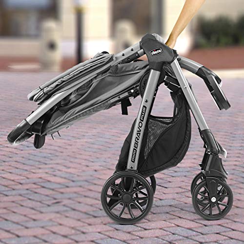 Chicco Mini Bravo Plus Travel System - Slate | Grey