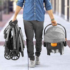 Chicco Mini Bravo Plus Travel System - Slate | Grey