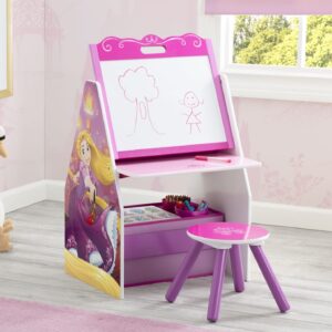 Delta Children Kids Easel and Play Station – Ideal for Arts & Crafts, Homeschooling and More- Greenguard Gold Certified, Disney Princess