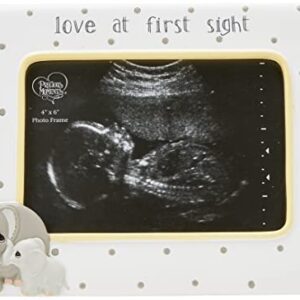 Precious Moments Elephant Love at First Sight Ultrasound 4 x 6 Resin & Glass 183407 Photo Frame, One Size, Multi