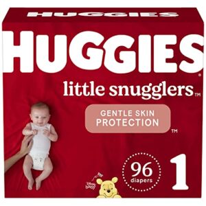 huggies little snugglers diapers, size 1
