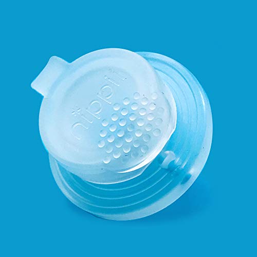 Nippii Baby Freezable Teether Pacifier Fill with Water. Freezable Pacifier Provides Cold Soothing Gum Teething Relief for Teething Babies