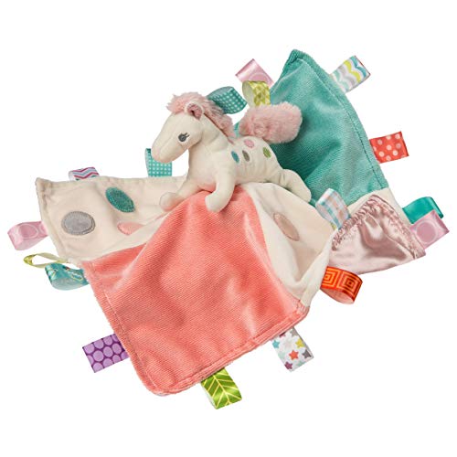 Taggies Soothing Sensory Stuffed Animal Security Blanket, Painted Pony, 13 x 13-Inches