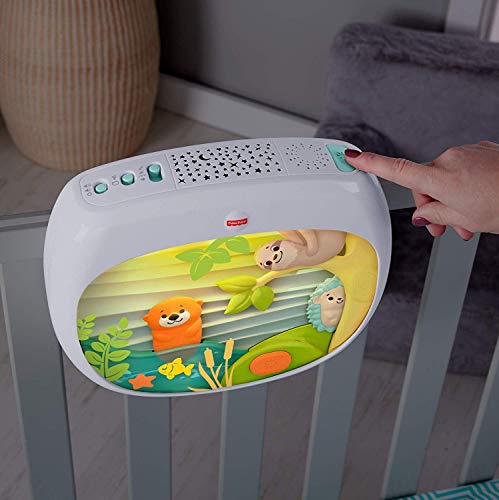 Fisher-Price Baby Sound Machine Settle & Sleep Projection Soother With Sensor And Customizable Music & Light Projection