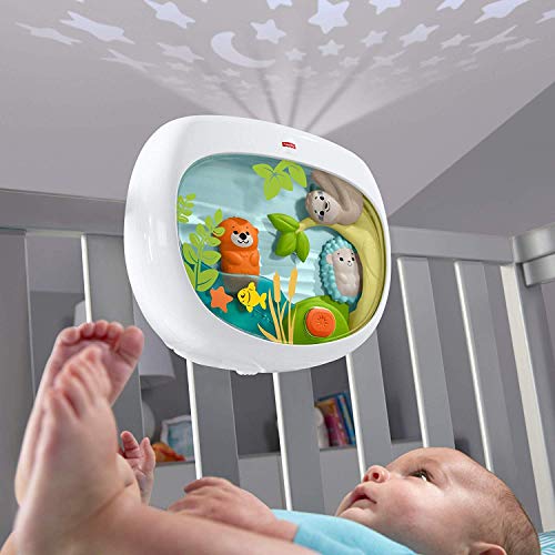 Fisher-Price Baby Sound Machine Settle & Sleep Projection Soother With Sensor And Customizable Music & Light Projection