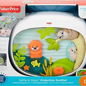 Fisher-Price Baby Sound Machine Settle & Sleep Projection Soother With Sensor And Customizable Music & Light Projection