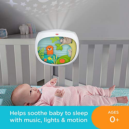 Fisher-Price Baby Sound Machine Settle & Sleep Projection Soother With Sensor And Customizable Music & Light Projection