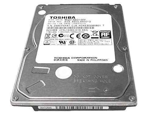 Toshiba 1TB 5400RPM 8MB Cache SATA 3.0Gb/s 2.5 inch Notebook Hard Drive (MQ01ABD100V) - 1 Year Warranty,Usb