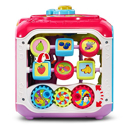 VTech Sort and Discovery Activity Cube (Frustration Free Packaging), Pink