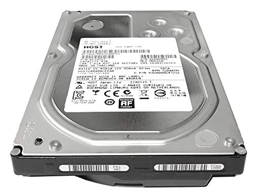 HGST Ultrastar 7K4000 (0F18567) 7200RPM SATA 6.0Gb/s 4TB 64MB Cache 3.5inch Internal Hard Drive - 3 Year Warranty (Renewed)