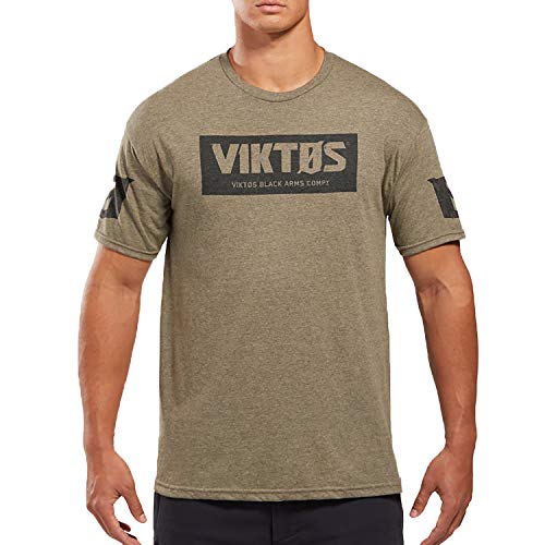 VIKTOS Men's Shooter Tee T-Shirt, Spartan, Size: Small