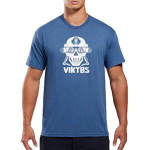 viktos men's four eyes tee t-shirt, cadet, size: large