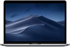 apple 13" macbook pro retina, touch bar, 2.3ghz quad-core intel core i5, 8gb ram, 256gb ssd - space gray (renewed)