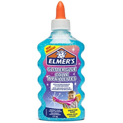 Elmer's PVA Glitter Glue | Gold | 177 mL | Washable & Kid Friendly | Great for Making Slime & Crafting