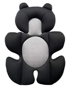 g ganen baby comfort support cushion stroller and seat comfort cushion insert liner (black bear)