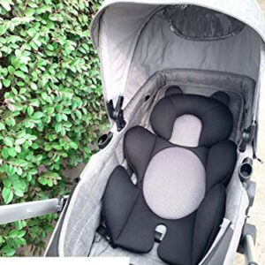 G Ganen Baby Comfort Support Cushion Stroller and Seat Comfort Cushion Insert Liner (Black Bear)