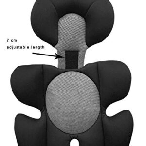 G Ganen Baby Comfort Support Cushion Stroller and Seat Comfort Cushion Insert Liner (Black Bear)