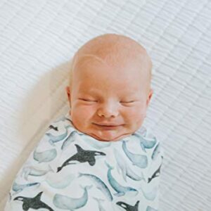 Copper Pearl Large Premium Knit Baby Swaddle Receiving Blanket Kai