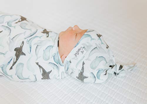 Copper Pearl Large Premium Knit Baby Swaddle Receiving Blanket Kai