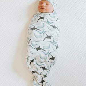 Copper Pearl Large Premium Knit Baby Swaddle Receiving Blanket Kai