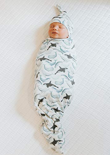 Copper Pearl Large Premium Knit Baby Swaddle Receiving Blanket Kai