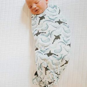 Copper Pearl Large Premium Knit Baby Swaddle Receiving Blanket Kai