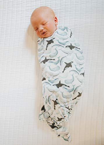 Copper Pearl Large Premium Knit Baby Swaddle Receiving Blanket Kai