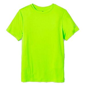 champion c9 boys' performance tech t-shirt - (forging green, xs 4-5)