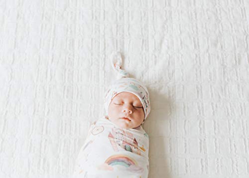 Copper Pearl Large Premium Knit Baby Swaddle Receiving Blanket Enchanted