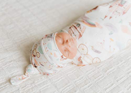 Copper Pearl Large Premium Knit Baby Swaddle Receiving Blanket Enchanted