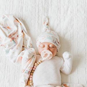 Copper Pearl Large Premium Knit Baby Swaddle Receiving Blanket Enchanted