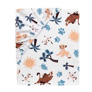 Lambs & Ivy Lion King Adventure Fitted Crib Sheet, Multicolor