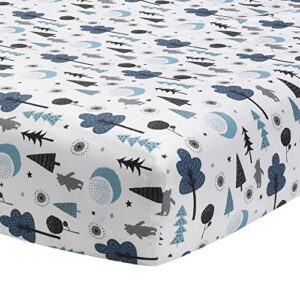 lambs & ivy forever pooh fitted crib sheet, multicolor , 28x52 inch (pack of 1)