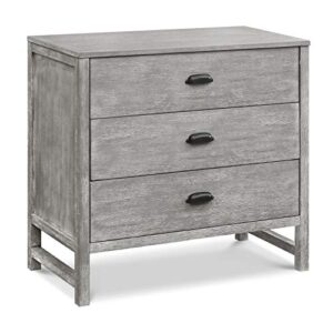 davinci fairway 3-drawer dresser in cottage grey
