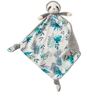 mary meyer little knottie lovey security blanket, 10 x 10-inches, sloth