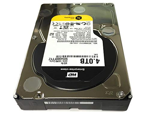 Western Digital RE WD4000FYYZ 4TB 7200 RPM 64MB Cache SATA 6.0Gb/s 3.5in Enterprise Internal Hard Drive - OEM w/3 Year Warranty (Renewed)