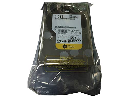 Western Digital RE WD4000FYYZ 4TB 7200 RPM 64MB Cache SATA 6.0Gb/s 3.5in Enterprise Internal Hard Drive - OEM w/3 Year Warranty (Renewed)