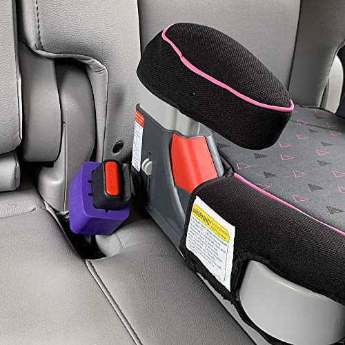 2-Pack Seat Belt Buckle Booster (BPA Free) - Raises Your Seat Belt for Easy Access - Stop Fishing for Buried Seat Belts - Makes Receptacle Stand Upright for No-Hassle Buckling (2)