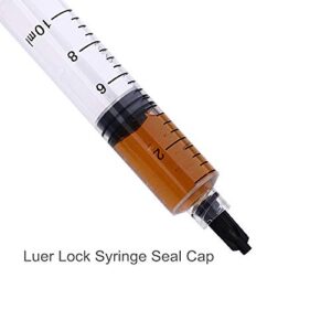 Blunt Tip Food Syringe with Needle - Resin Refilling Glue Lube Liquid Plastic Syringes, 15 Pack - 20, 10, 5, 3, 1ml/cc Syringes for Lip Gloss Base Ink Precision Oil Craft Applicator