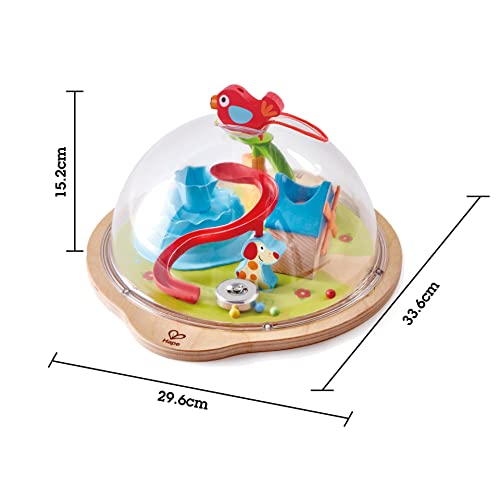 Hape Sunny Valley Adventure Dome | 3D Toy with Magnetic Maze, Kids Play Dome Featuring Characters and Accessories L: 13.2, W: 11.7, H: 6 inch