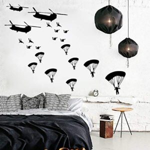  cool army troops wall sticker solider stickers vinyl home boys kids bedroom soldiers wall art decal for living room home decor