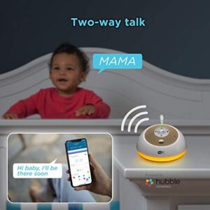 Motorola MBP163CONNECT Audio Baby Monitor - Wireless WiFi Smart Device for Toddlers, Infants, Nursery - with 10 Soothing Sounds, Lullaby, Audiobook - 2-Way Talk Intercom, 7 Night Light Color Options