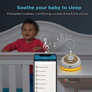 Motorola MBP163CONNECT Audio Baby Monitor - Wireless WiFi Smart Device for Toddlers, Infants, Nursery - with 10 Soothing Sounds, Lullaby, Audiobook - 2-Way Talk Intercom, 7 Night Light Color Options