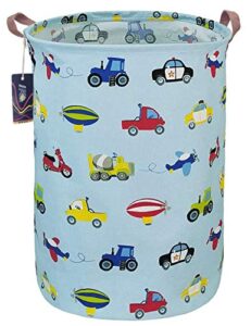 hkec kids laundry basket,boys toy storage bin,baby dirty clothes hamper,nursery hamper for bedroom,gift baskets(car)