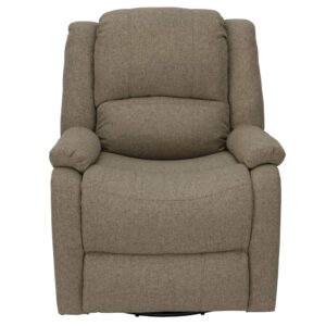 RecPro Charles Collection | 30" Swivel Glider RV Recliner | RV Living Room (Slideout) Chair | RV Furniture | Glider Chair | Oatmeal or Fossil | Cloth (2 Pack, Oatmeal)