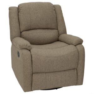 RecPro Charles Collection | 30" Swivel Glider RV Recliner | RV Living Room (Slideout) Chair | RV Furniture | Glider Chair | Oatmeal or Fossil | Cloth (2 Pack, Oatmeal)