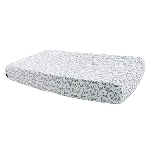 Bebe au Lait Classic Muslin Changing Pad Cover, 100% Cotton Muslin, One Size Fits Most - Just Be